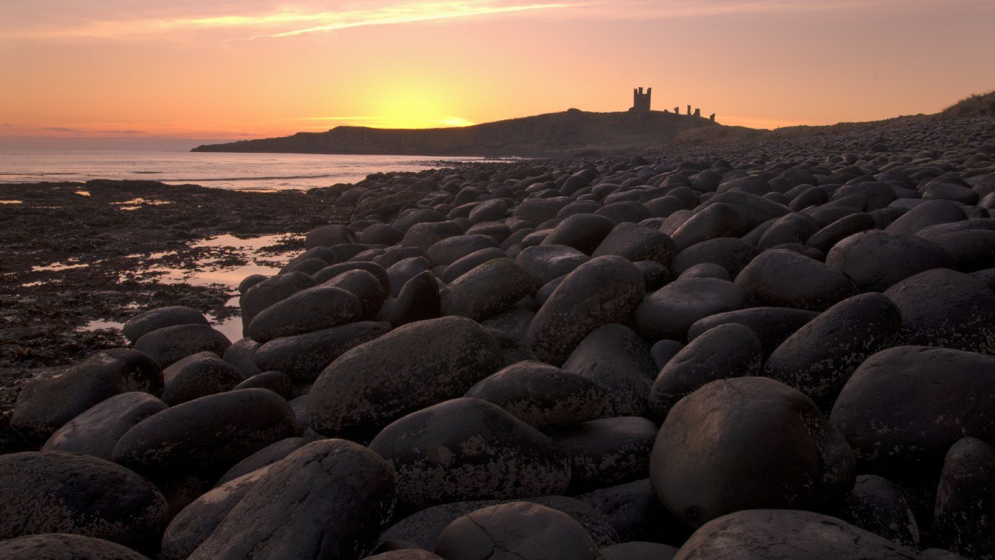 rocks on beach