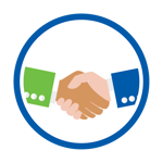 Our finances explained - handshake icon
